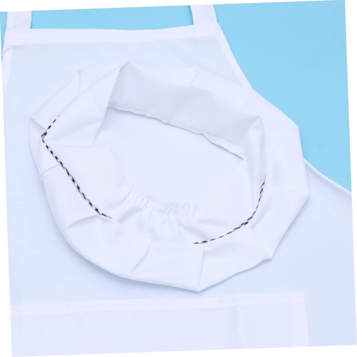 MAGICLULU Kitchen Apron and Chef Hat Sleeveless Chef Apron with Pocket Adult Waiter Working Clothes for Cooking