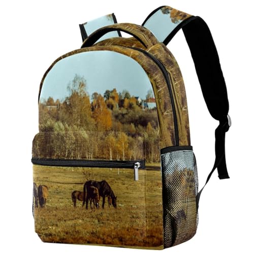 Sac à dos d'école multicolore pour adolescentes et garçons de 29.4x20x40cm