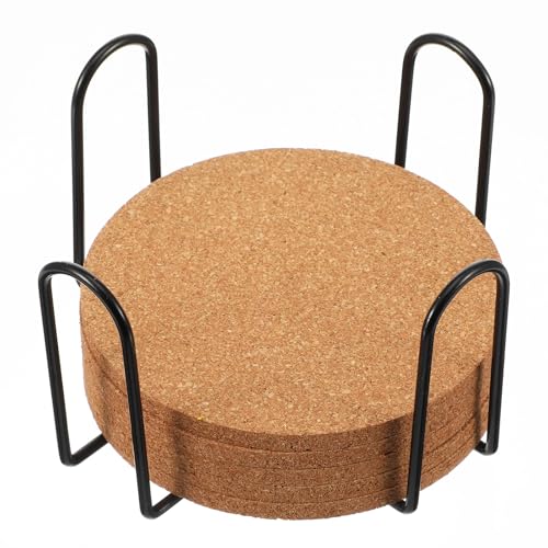 16 Pcs Black Metal Coaster Holder, 4 Inch Iron Coasters Storage Rack, Bulk Coaster Stand Organizer for Both Round and Square Coasters - Thumbnail 5