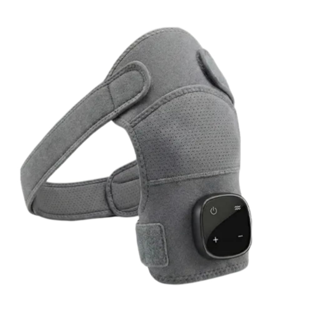 hewelth triple method schulter-massagegerät,Tragbarer, für Männer & Frauen, ergonomisch, verstellbareSchulterbandage mit LED - Anzeige