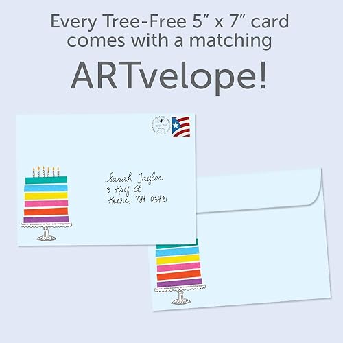 Miniatura 8 de Tree-Free Greetings Tarjeta de felicitación de cumpleaños Milestone con sobre a juego, respetuosa con el medio ambiente, fabricada en Estados