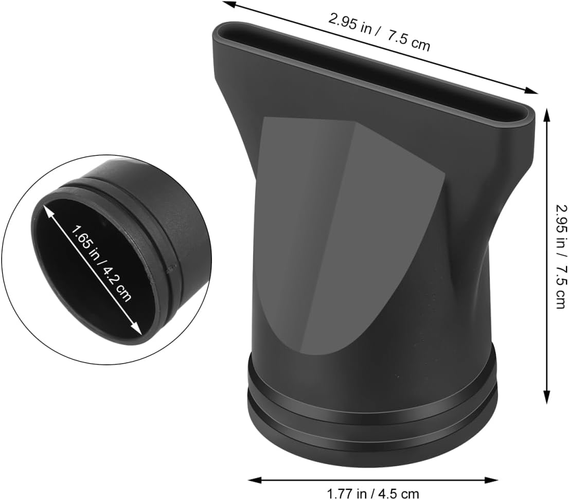 Universal Hair Dryer Diffuser Nozzle Attachment 2-Pack Heat Resistant Plastic Blow Dryer Accessory Professional Styling Tool 2.95X2.87X1.77 Inches