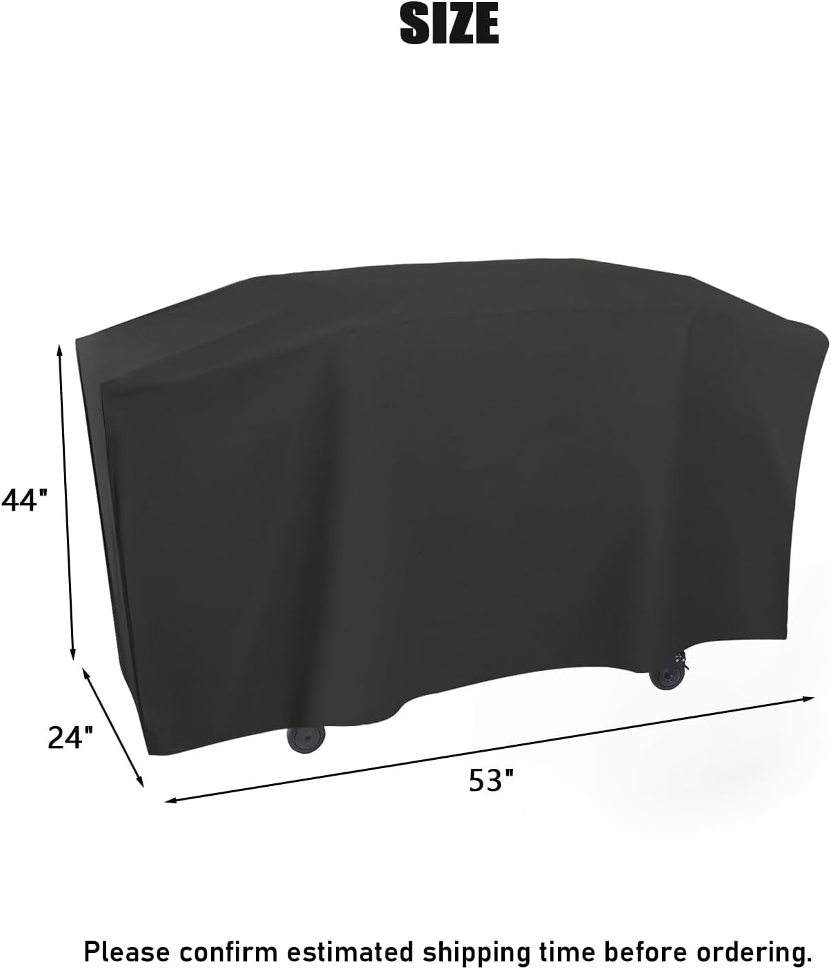 Grill Cover for GA5401T 5-Burner Propane Gas Grill, Outdoor Heavy Duty Waterproof BBQ Griddle Cover - 53 x 24 x 44 Inch