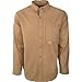 Drake Waterfowl Autumn Brushed Twill Shirt Hunter Green/Tan Plaid XLarge