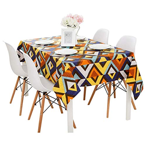 Nappe géométrique carrée 60x60cm pour bureau au design minimaliste - 2