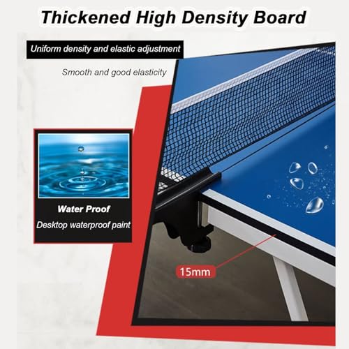 Tischtennis-Tischtennisplatte, Tischtennisplatte In TurniergrößE, Faltbares Und Tragbares Tischtennisplatten-Set FüR Spiele Im Innen- Und AußEnbereich, Schnelle Installation – Bild 4