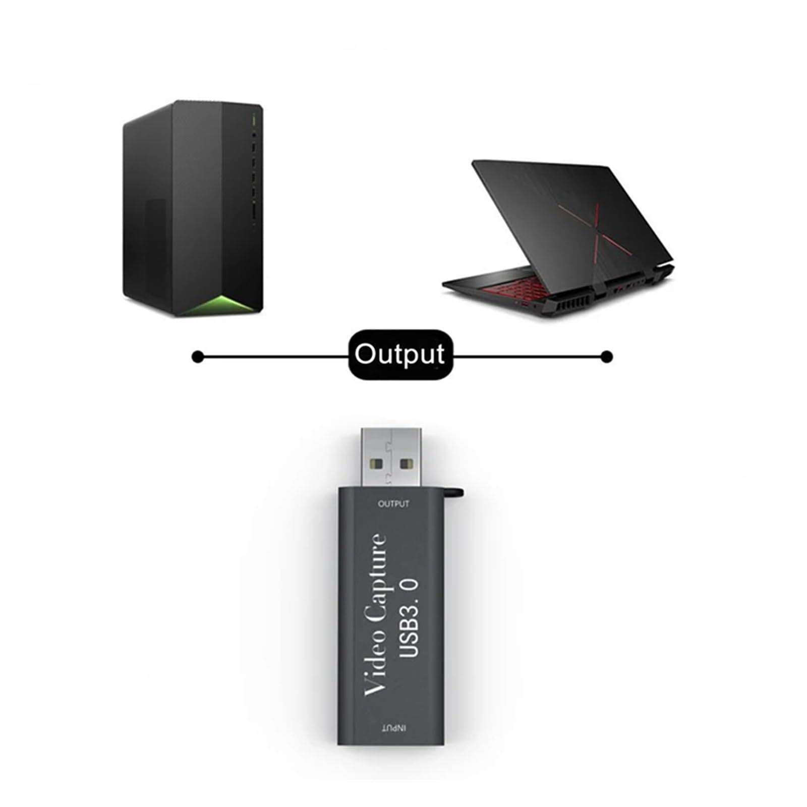 Tarjeta de Captura de Video USB 3.0 4K 60FPS a Tarjeta de Video Completa USB 3.0 1080P