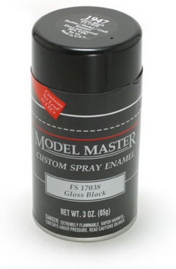 GLOSS BLACK (FS 17038) 3oz. Spray Can