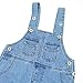 FEOYA Niñas Bebé Petos Vaqueros Overalls Denim Pantalones Tirantes Largos Jeans Strench...