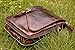 Le'aokuu Mens Genuine Leather Coffee Small Messenger Shoulder Satchel Waist Bag Pack (Coffee)
