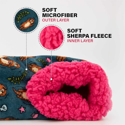 Image of Lazy One Fuzzy Slipper Socks for Women, Fleece House Slippers, Indoor Socks