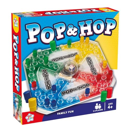 Kids Play Pop 'N' Hop! Get Your Pieces Home! Classic Game for...