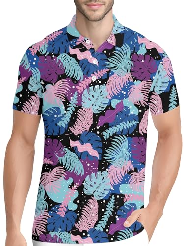 PAGYMO Camisas de golf para hombre, divertidas camisas de golf para hombres, trajes de golf, regalos de golf, amantes del golf, Aop-polo-93270, X-Large