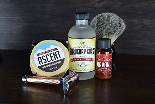 Bay Rum Aftershave Splash For Men - Crafted With Authentic Bay Oils From Dominica Republic In The Virgin Islands - Natural And Pure Ingredients - 4Oz. - From Barberry Coast Shave Co. #TOP5