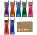 Uni NanoDia Color Mechanical Pencil Leads, 0.5mm, 7 Colors, Total 140 Leads, Sticky Notes Value Set
