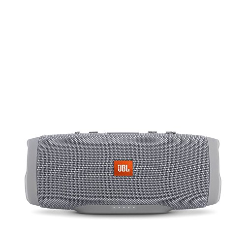 Image of JBL Charge 3 JBLCHARGE3GRAYEU Powerful Portable Speaker with Built-in Powerbank (Gray)