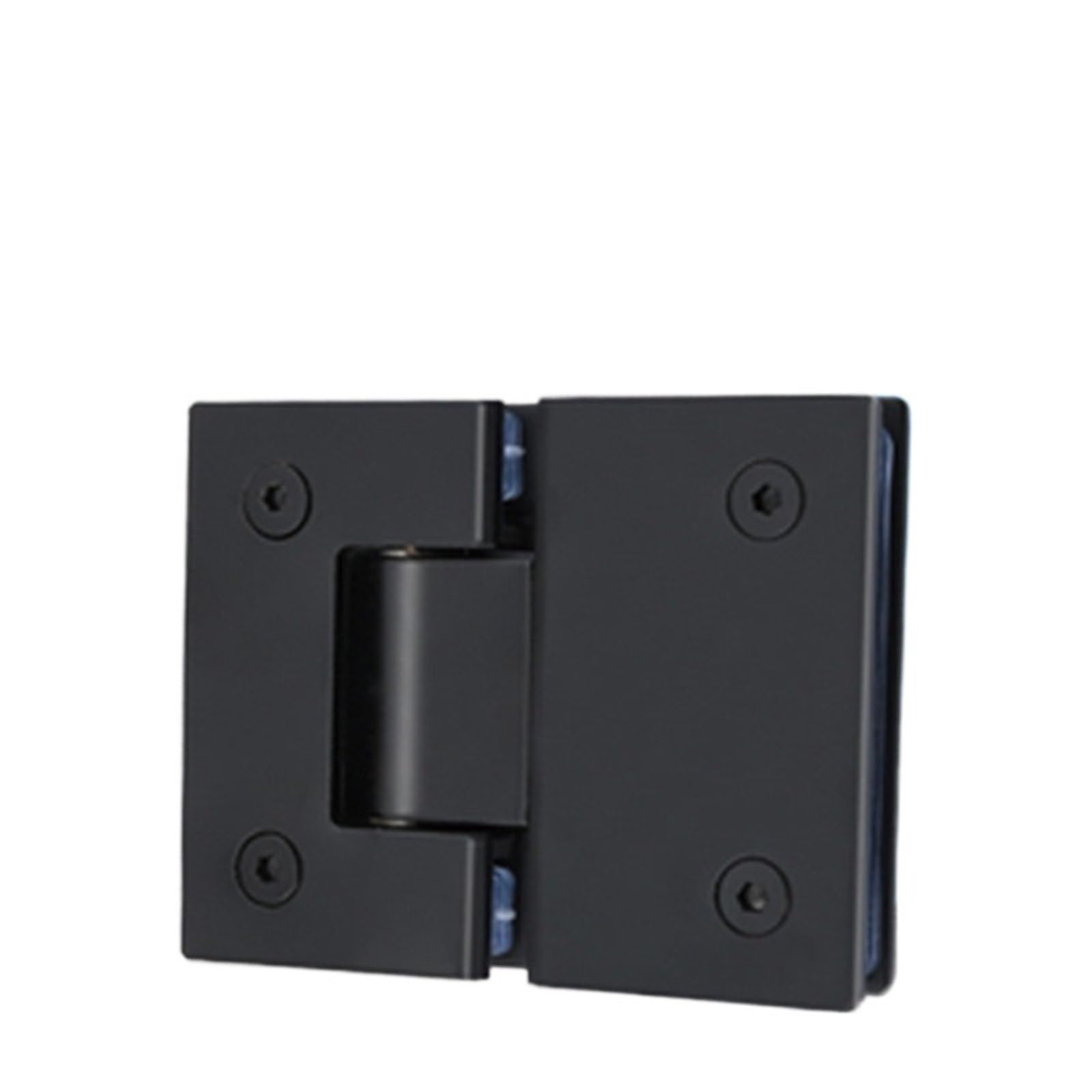 Cnyuon One Color 180 Degree Glass Bathroom With Shower Room Office Partition Door Stainless Steel Two-Way Hinge For Glass Door