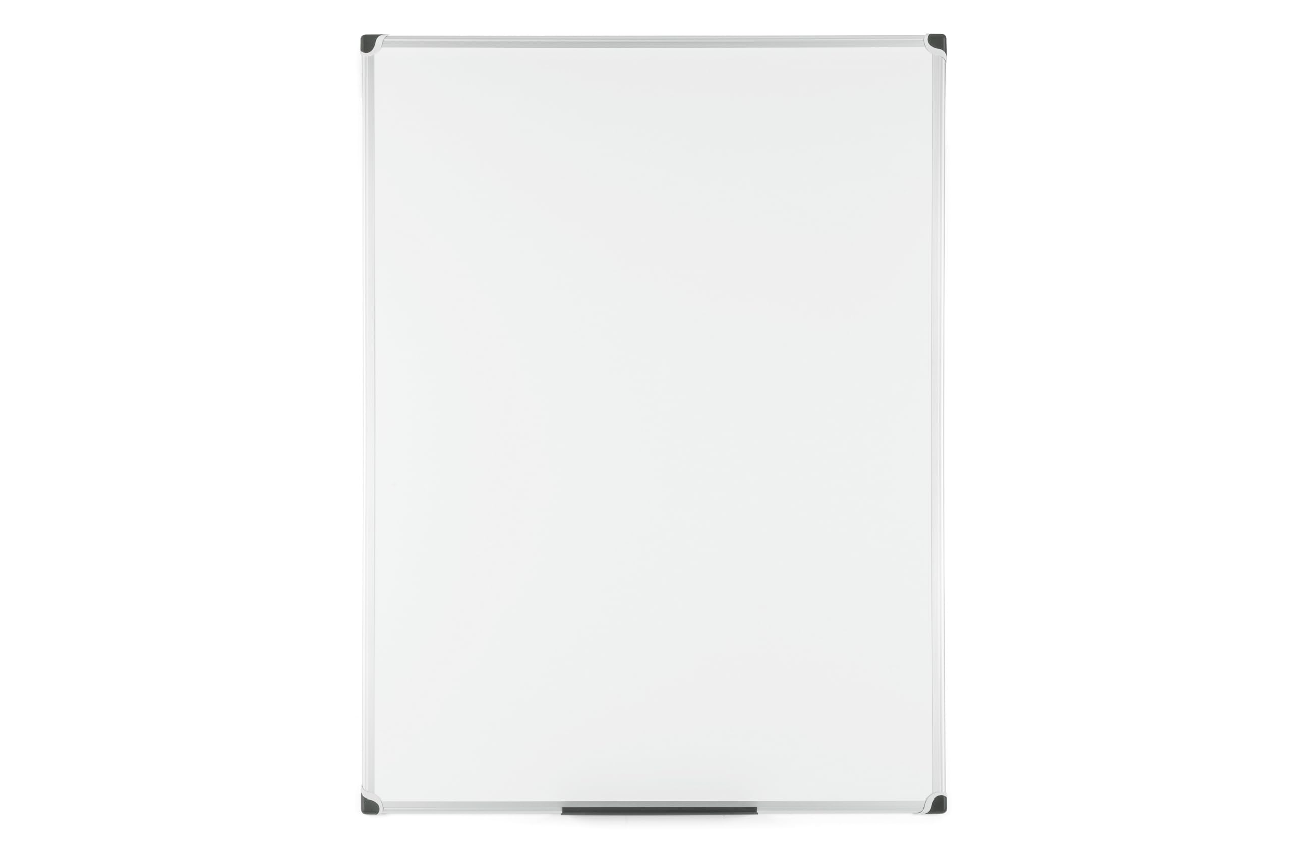 Bi-Office Maya W - Pizarra blanca magnética con marco de aluminio, 120 x 90 cm