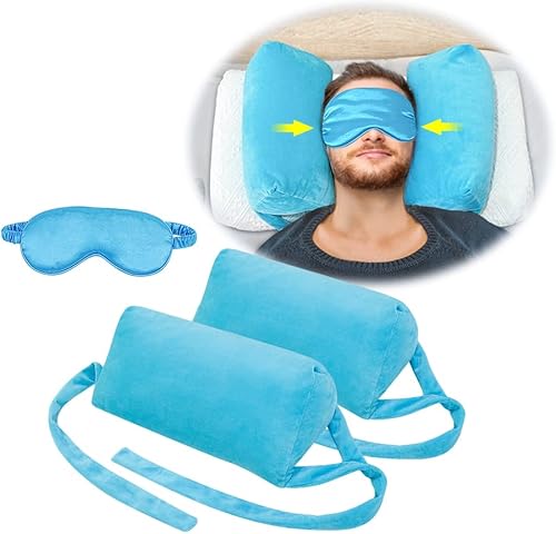 AOSSA Almohada estabilizadora de cuello para dormir – Cuña triangular boca arriba para posicionamiento de cabeza y cuello, recuperación poscirugía y