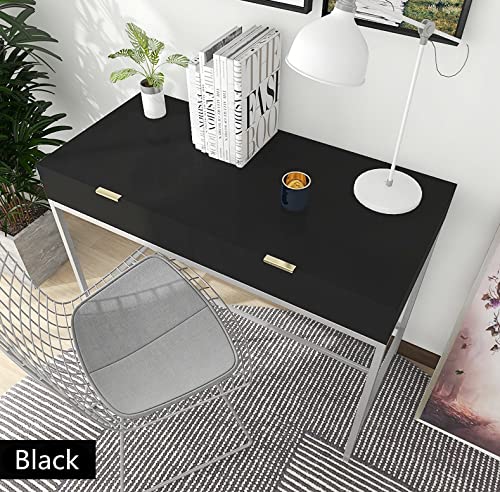 17.51''X118''Black Wallpaper Peel And Stick Wallpaper Removable Self Adhesive Black Contact Paper Matte Textured Waterproof Cabinet Bathroom Wallpaper #TOP6