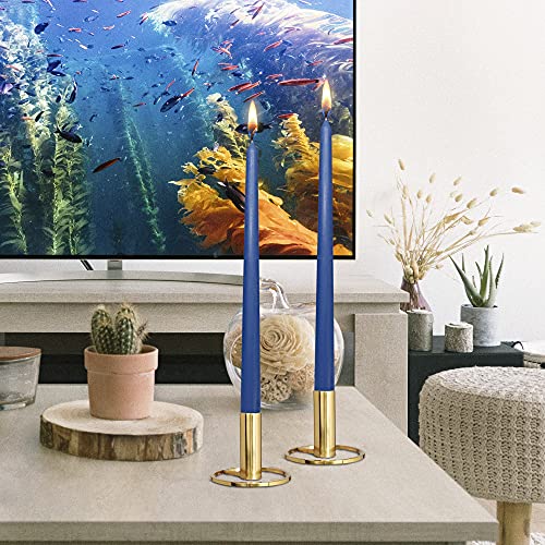 Simply Soson 10 Inch Blue Taper Candles 30 Pack | Blue Candlesticks | Candle Sticks Bulk | Tapered Candles | Dripless Taper Candles | Long Candles Tall Candlesticks | Dinner Candles | Candles Sticks #TOP4