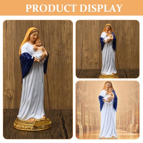 Statue Vierge au design délicat classique Healeved ornement sacré - 7