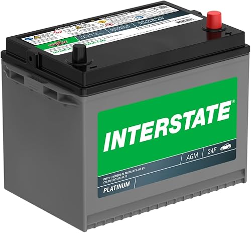 Miniatura 3 de Interstate Batteries Batería automotriz de 12 V 70 Ah (tamaño del grupo 24F) 710CCA SLI AGM Reemplazo de batería automática para automóviles, SUV,