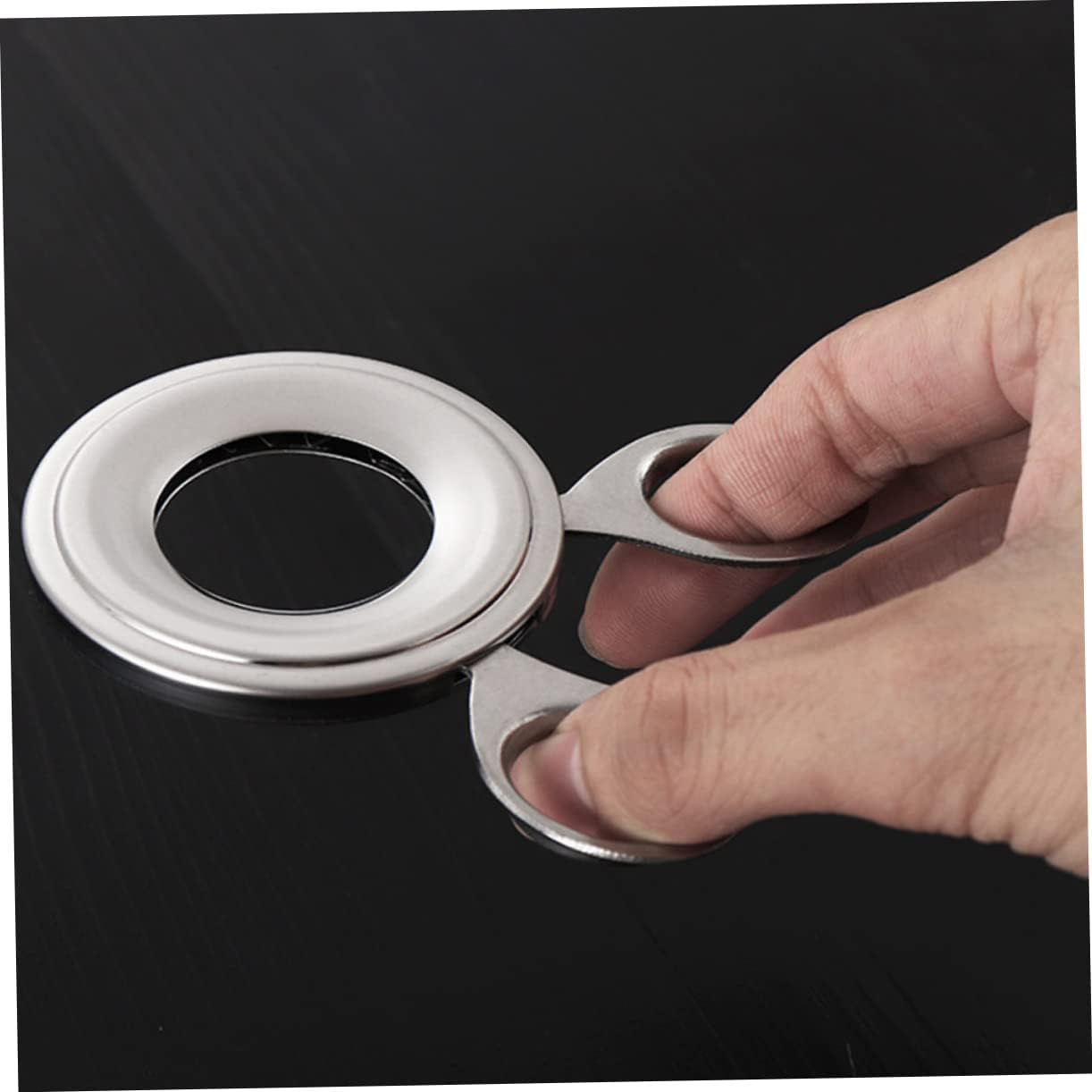PRETYZOOM Stainless Steel Eggshell Cutter and Separator Ergonomic Manual Tool for Easy Peeling of Eggs for Breakfast Preparation and Baking Enthusiasts