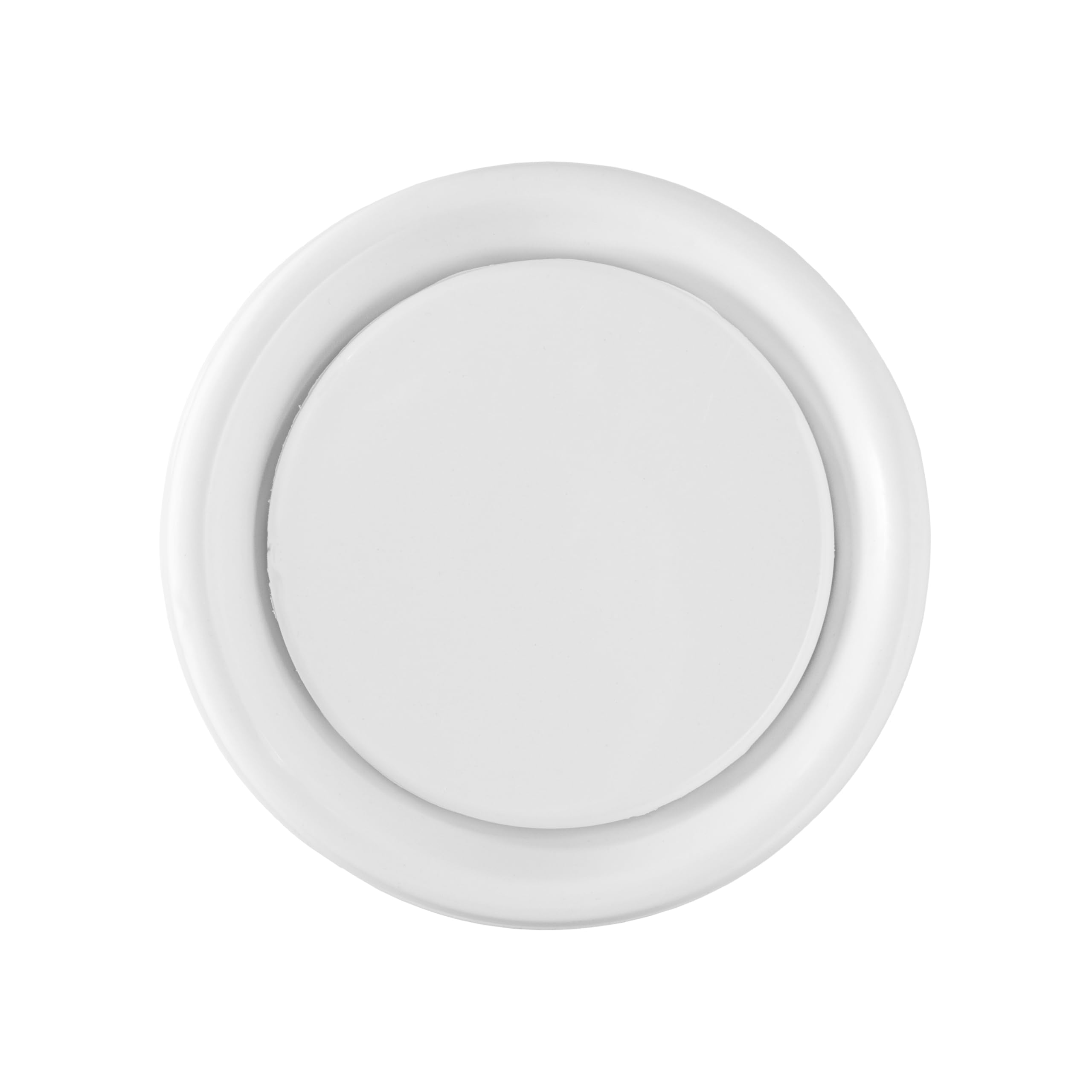 White ABS Extract Ceiling Valve 150mm Air Ventilation Diffuser - Used to Control The Flow or Direction of air Within a Ventilation System for Proper air Distribution.
