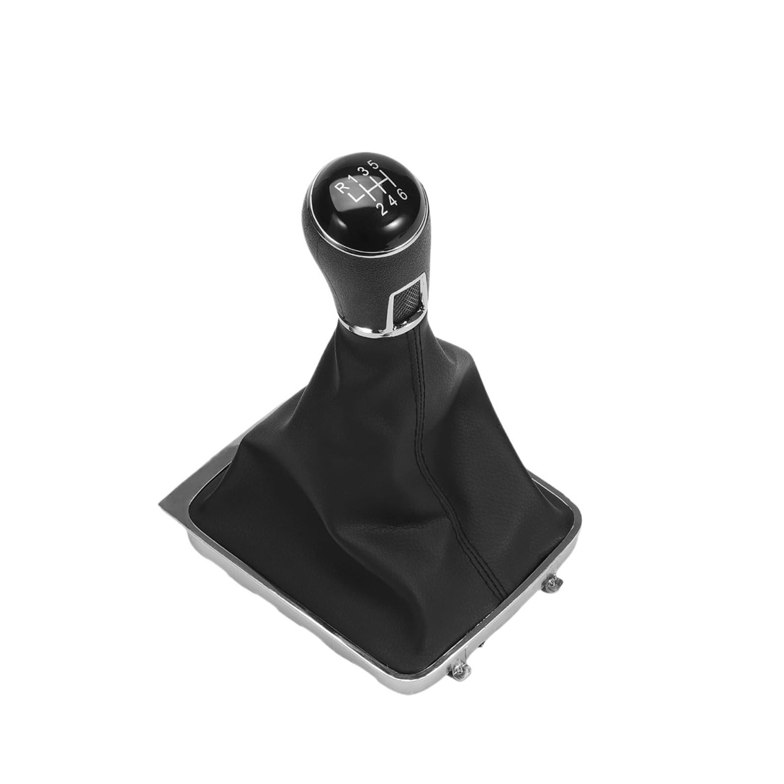 JFQYGMD 6 Speed Manual Gear Shift Knob with PU Leather Boot Cover for Volkswagen for VW for Passat B7 2011-2015 3AA711113A