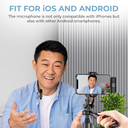 Image of Vlogging Kit for iPhone, YouTube TikTok Podcast Video Recording Starter Kit for Content Creators, Equipment: Full Size Tripod, Phone Stabilizer, Shotgun Microphones & LED Lights