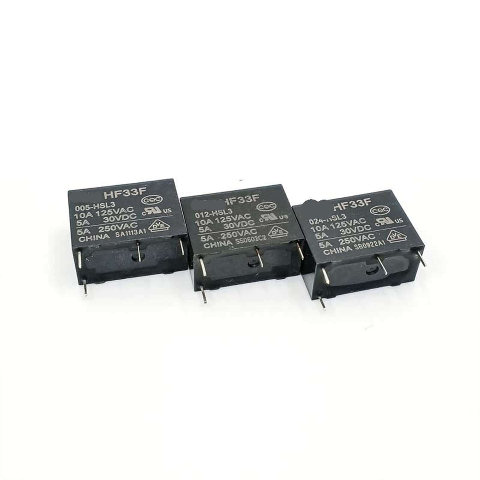 Relé HF33F-005-HSL3 para proyectos de domótica y control de luces de 5A 4