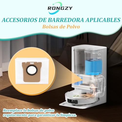 Miniatura 5 de 12 Pack Bolsas De Polvo Para Dreame L10s Ultra L10 Ultra L20 Ultra D10 Plus Bolsas De Aspiradora Para Xiaomi X10 X20 Bolsas De Vacio Respuesto Para Aspiradora Replacement Repuesto 2.5l