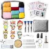 KIDS KING Needle Felting Kit for Beginners & Adults &ndash; 6 Piece of Shiba Inu Plush Dolls DIY with...