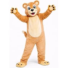 Bear Mascot Costume for Adults Full Body Plush Bear Suit for Events, Parties