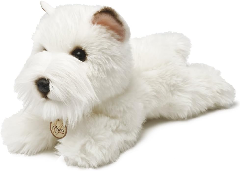 MiYoni Dogs 13127 8-inch Westie, White