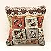 Throw kilim pillow cover 12x12 inch bohemian Turkish chair interiror design rustic handmade Accent Small Decorative Cushion Cover