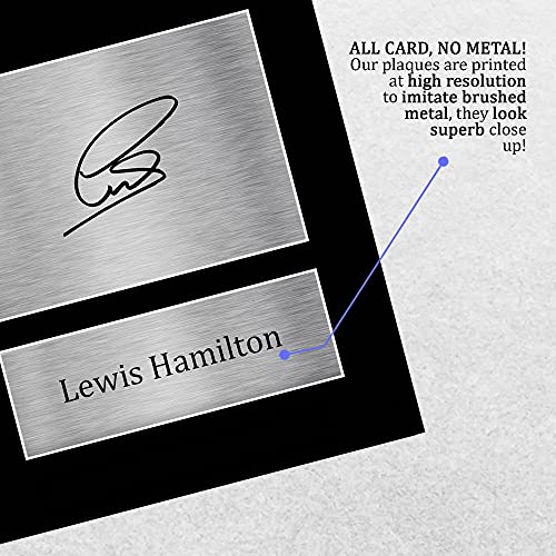 HWC Trading Lewis Hamilton A4 Senza Cornice