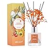 Airkeep reed diffuser set338 fl oz 100 ml coconutpineapple oil diffusers with 8 reed sticks home fragrance reed diffuser for bathroom shelf decor  urban country home decor