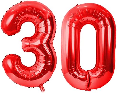 40 Inch Rose Gold Large Numbers 18 Birthday Balloons XXL Digital Foil Helium Balloons, 2 pcs Foil Mylar Big Number Balloons for Boys, Girls , Women 18th 81st Birthday Party Decoration