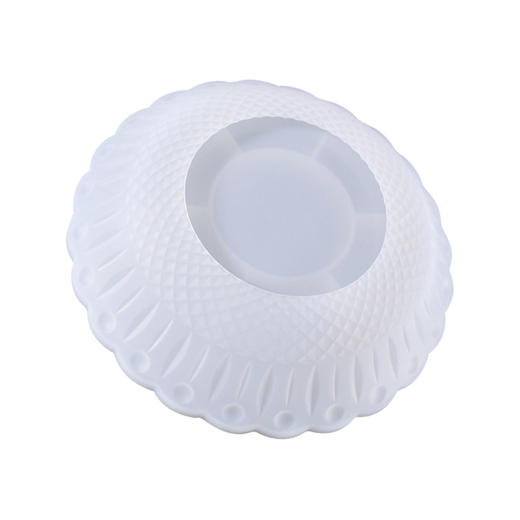 Moule en Silicone pour Plateau de Service Fruité, Grand Motif Dentelé