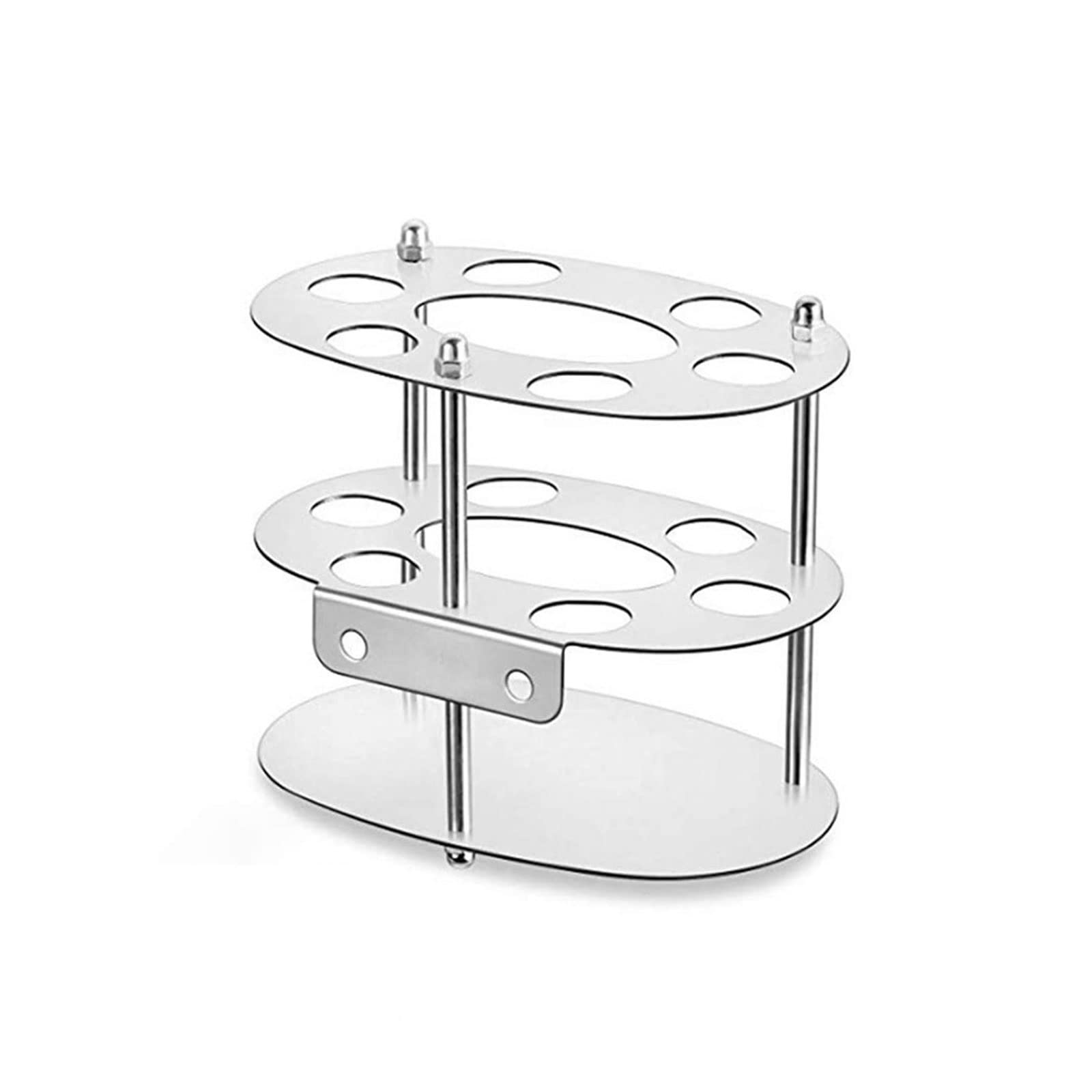 JINGYAN Toothbrush Holders Toothbrush Holder, Steel Bathroom - Multi-function 7-slot Sink Finisher