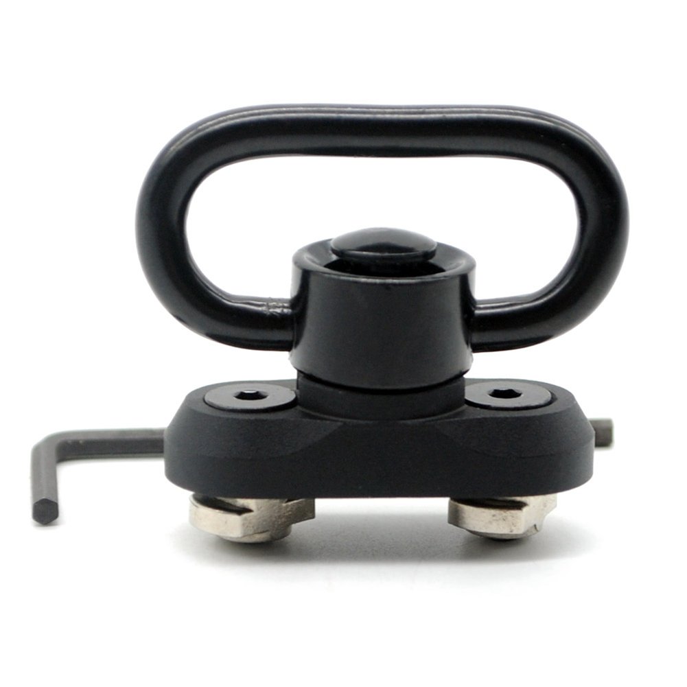 Keymod Trirock M-Lok Sling Mount Adapter & Sling Swivel 1,25 Pollici Attacco rapido Staccabile Kit