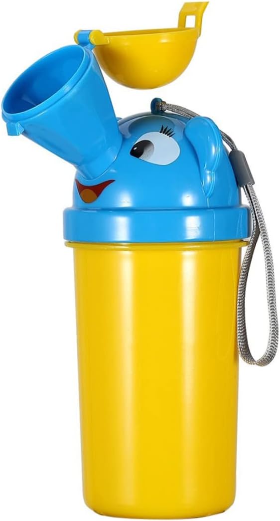 Portable Potty for Toddler Travel, Portable Kids Travel Urinal Emergency Toilet Potty Leak Proof Children Pee Training Cup for Boys Blue : Baby