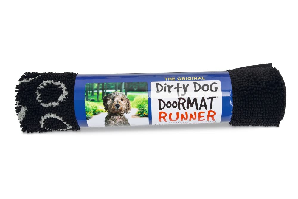 DGS Dirty Dog Doormat Runner L: 152 cm B: 76 cm schwarz