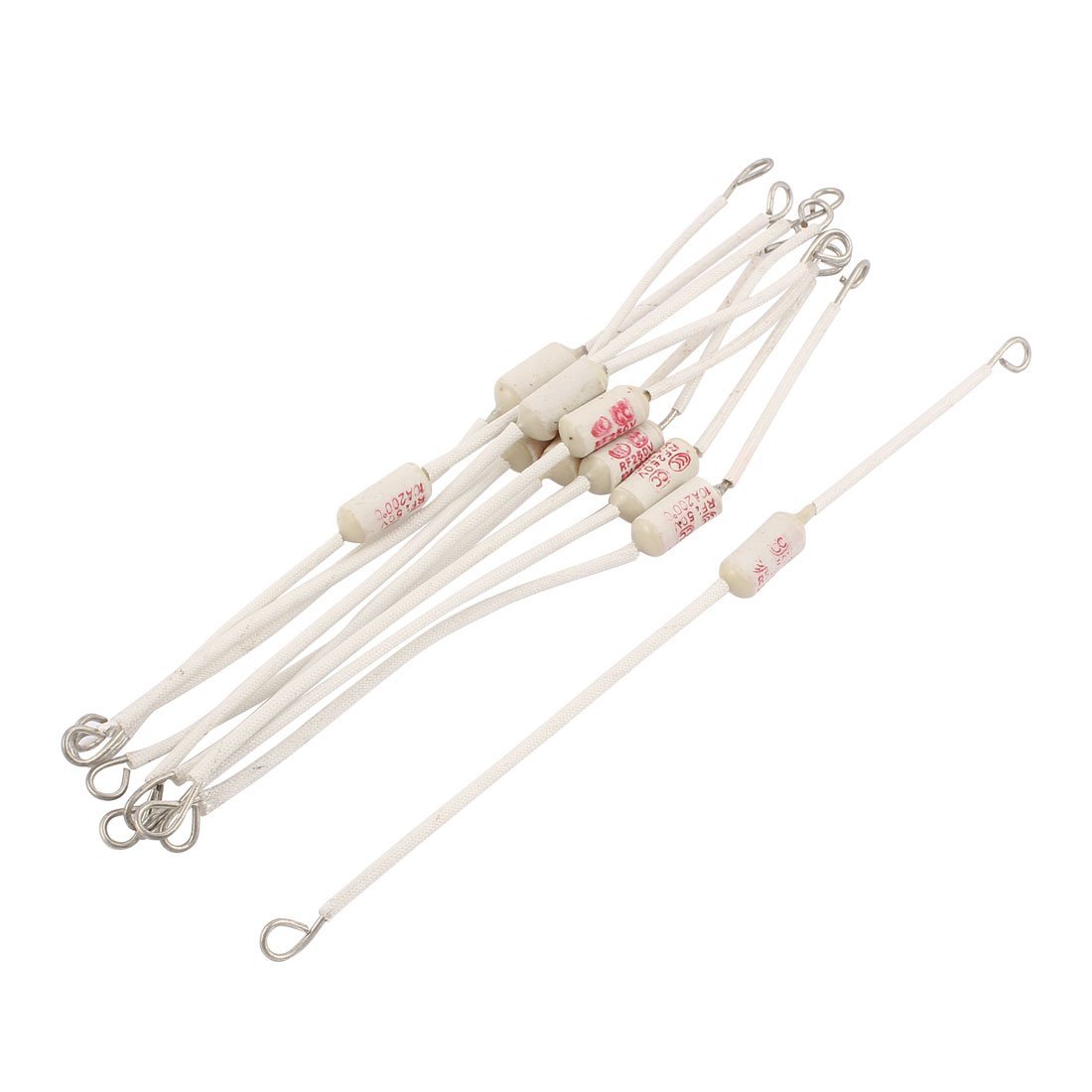 3NH® 10 Pcs 200 Celsius Degree 250V 10A Electronic Rice Cooker Thermal Fuse-image-48