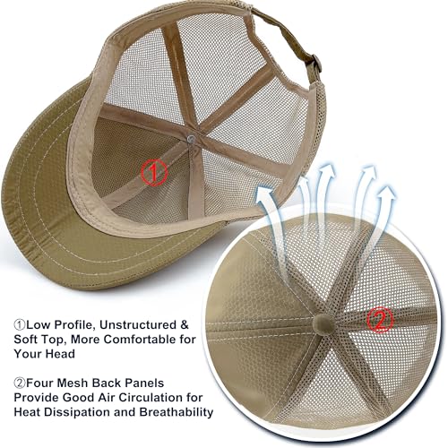 Gorra de béisbol con visera corta de malla miniatura 4