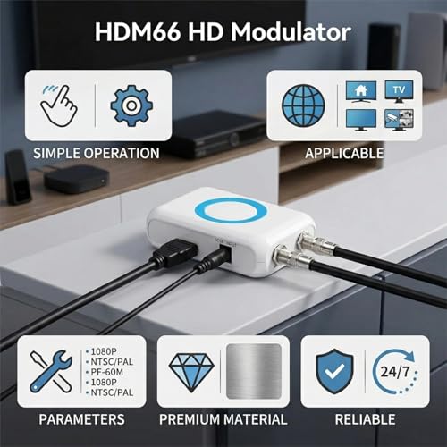 Modulateur HDM66 HD professionnel et performant pour la transmission vidéo résidentielle - 2