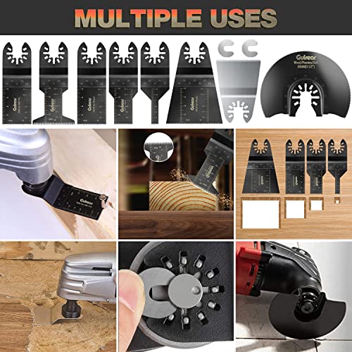 Gulrear 115 15Pcs Universal Oscillating Tool Oscillating Saw Blades thumb #4
