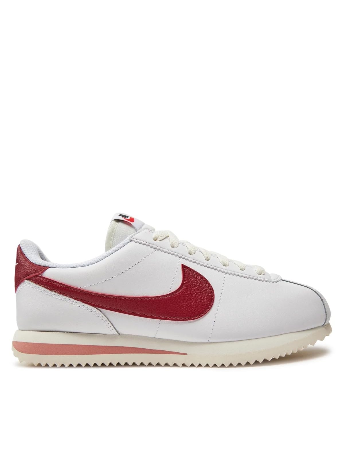 Nike Boys and Girls Cortez GS Trainers 38 EU White Red Stardust Sail Cedar